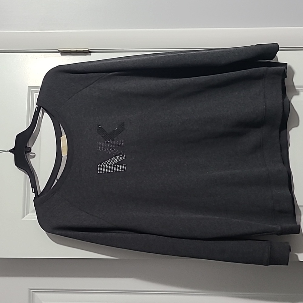 NWOT Michael kors rhinestone embellished Pullover sweatshirt